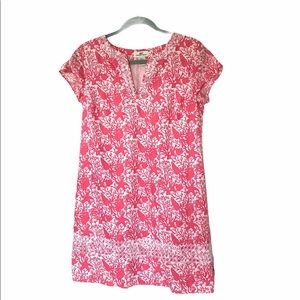 VINEYARD VINES•pink starfish linen dress 2 EUC